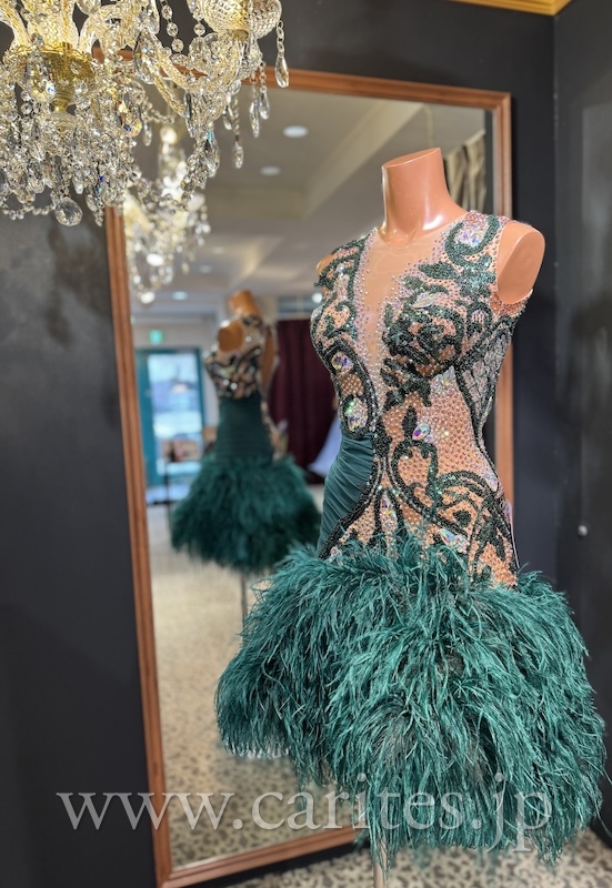 【1月16日までSALE！】SD424・ジェードグリーンファーラテン イメージ